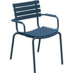 Himmelblaue Moderne Houe Gartenstühle & Balkonstühle pulverbeschichtet aus Polyrattan Outdoor Breite 50-100cm, Höhe 0-50cm, Tiefe 50-100cm 