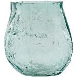 Hellblaue Vasen & Blumenvasen aus Glas 