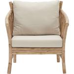 Reduzierte Braune Lounge Sessel aus Bambus Breite 50-100cm, Höhe 50-100cm, Tiefe 50-100cm 