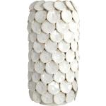Weiße 30 cm House Doctor Runde Vasen & Blumenvasen 30 cm aus Keramik 