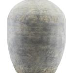 Graue Rustikale 47 cm House Doctor Bodenvasen & Vasen für Pampasgras 47 cm aus Keramik 