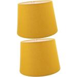 Gelbe Lampenschirme für Tischlampen aus Metall 