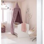Mauvefarbene Moderne Himmel für Baby- & Kinderbetten aus Baumwolle 