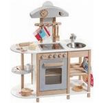 howa howa Kinderküche Spielküche aus Holz Deluxe mit LED Kochfeld 48150