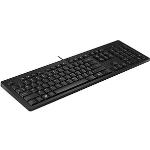HP 125 Tastatur kabelgebunden schwarz