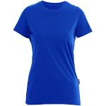 Reduzierte Royalblaue Kurzärmelige HRM Bio Nachhaltige T-Shirts enganliegend für Damen Größe 3 XL 