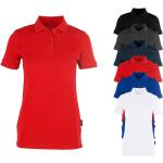 Rote HRM Damenpoloshirts & Damenpolohemden aus Baumwolle trocknergeeignet Größe 5 XL 