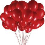 Rote Luftballons 100-teilig 