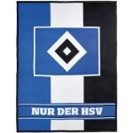 Gestreifte Hamburger SV Fleecedecken aus Fleece 