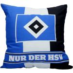Blaue Hamburger SV Kissen aus Baumwolle 