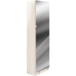 Reduzierte Beige Spiegelschuhschränke aus Glas Breite 0-50cm, Höhe 150-200cm, Tiefe 0-50cm 