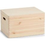 Beige Motiv Rechteckige Kisten & Aufbewahrungskisten aus Holz mit Deckel 