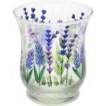 Lavendelfarbene Mediterrane Runde Teelichtgläser aus Glas 