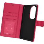 Rosa Huawei P50 Pro Hüllen Art: Flip Cases aus Kunstleder 