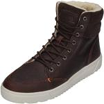 Dunkelbraune Hub High Top Sneaker & Sneaker Boots aus Veloursleder leicht für Herren Größe 44 
