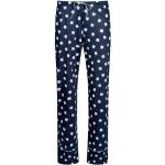 HUBER Pyjamahose »Huber Damen Pyjama Hose« (1-tlg) Modisches Design, blau