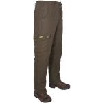 Braune Vintage Herrenhosen mit Reißverschluss aus Polyester Größe XXL für den für den Herbst 