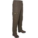 Braune Vintage Hubertus Herrenhosen mit Reißverschluss aus Polyester für den für den Herbst 