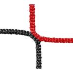 Huck Jugendtornetz-Paar 4 mm 1,50 m tief schwarz rot