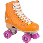 Hudora Disco Rollerskates Unisex Rollschuh, Orange/Lila, 42, 13207