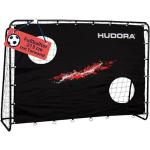 Hudora Football Goal Trainer with Goal Wall black