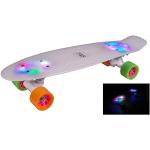 Hudora LED-Skateboard Rainglow in Weiß - ab 5 Jahren | Größe onesize