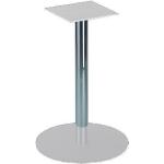 Silberne Tischgestelle & Tischkufen aus Metall Breite 100-150cm, Höhe 100-150cm, Tiefe 0-50cm 