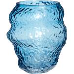 Blaue Minimalistische Hübsch Runde Vasen & Blumenvasen 17 cm 