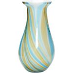 Blaue Minimalistische Hübsch Runde Vasen & Blumenvasen 15 cm aus Glas 