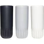 Weiße Moderne 25 cm Hübsch Runde Vasensets aus Keramik 3-teilig 