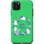 Hülle für iPhone 11 Pro Max Moomin Garden Life In Moominvalley Blaudruck