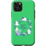 Hülle für iPhone 11 Pro Moomin Garden Life In Moominvalley Blaudruck