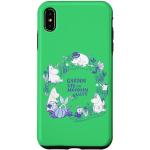 Hülle für iPhone XS Max Moomin Garden Life In Moominvalley Blaudruck