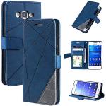 Blaue Samsung Galaxy Grand Prime Cases Art: Flip Cases mit Bildern aus Leder 