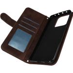 Dunkelbraune Xiaomi Handyhüllen Art: Flip Cases aus Kunstleder mit Band 