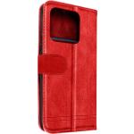 Rote Xiaomi Handyhüllen Art: Flip Cases aus Silikon mit Band 