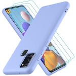 Reduzierte Violette Samsung Galaxy A21s Cases mit Bildern aus Silikon mit Schutzfolie 