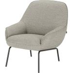 hülsta Sofa Sessel aus Flachgewebe HS 482 - grau - Materialmix - 76 cm - 83 cm - 83 cm - Polstermöbel > Sessel > Polstersessel
