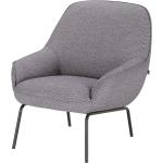 hülsta Sofa Sessel aus Flachgewebe HS 482 - lila/violett - Materialmix - 76 cm - 83 cm - 83 cm - Polstermöbel > Sessel > Polstersessel