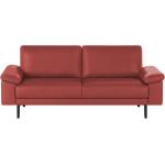 Rote Hülsta Polstermöbel aus Leder Breite 150-200cm, Höhe 50-100cm, Tiefe 50-100cm 
