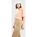 Reduzierte Pinke Streetwear HUF T-Shirts aus Baumwolle für Damen Größe XS 