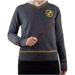 Graue Harry Potter Hufflepuff Damensweatshirts Größe S 