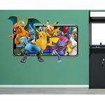 Pokemon 3D Wandtattoos mit Landschafts-Motiv aus Vinyl 