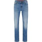 Blaue HUGO BOSS HUGO 708 Slim Fit Jeans aus Denim für Herren Weite 34, Länge 32 