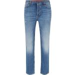 Hellblaue HUGO BOSS HUGO Ripped Jeans & Zerrissene Jeans aus Denim für Herren Weite 34, Länge 32 