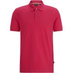 Hugo Boss, Bio-Baumwolle Pallas Polo Shirt Dunkelrosa Pink, Herren, Größe: 3XL