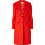 Reduzierte Rote Unifarbene HUGO BOSS BOSS Wollmäntel aus Wolle für Damen Größe XS für den für den Herbst 
