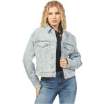 Reduzierte Blaue HUGO BOSS BOSS Mini Kurzjacken & Cropped-Jackets aus Baumwolle für Damen Größe M 