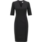 Schwarze Business HUGO BOSS BOSS Mini V-Ausschnitt Minikleider & kurze Kleider für Damen 