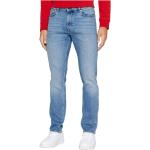 Reduzierte Blaue HUGO BOSS BOSS Delaware Slim Fit Jeans aus Baumwolle für Herren Weite 35, Länge 34 
